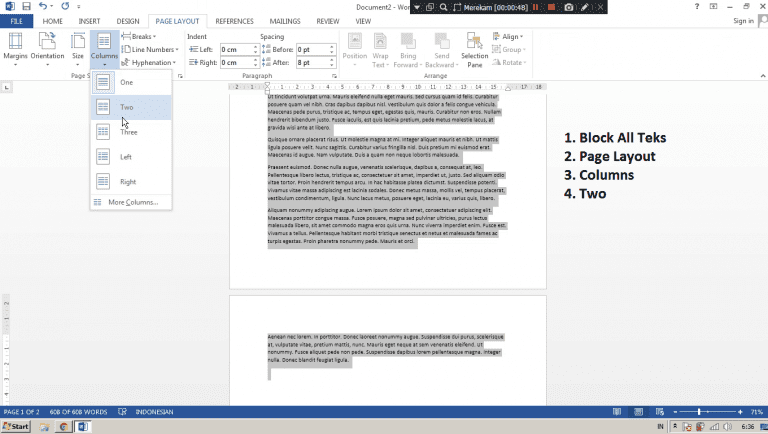 Cara Membuat Koran Atau Majalah Di Microsoft Word Inwepo