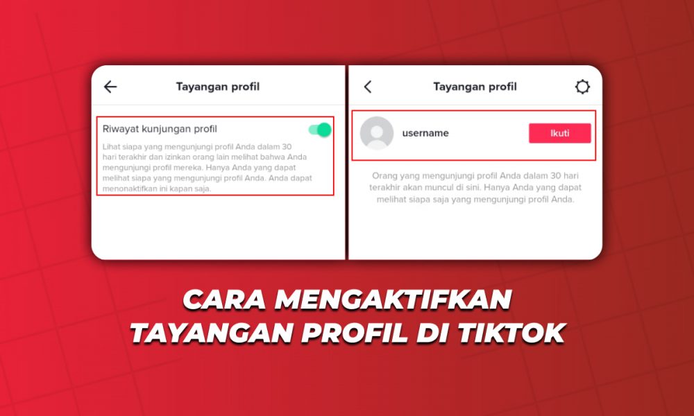 Cara Mengaktifkan Tayangan Profil Di Tiktok Inwepo