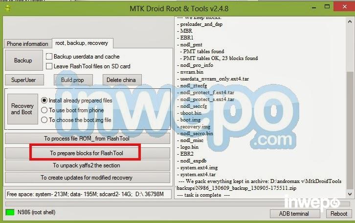 Cara Backup ROM Andromax V MtkDroidTools 6