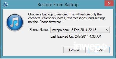Cara Backup dan Restore iOS di iPhone iPad iPod 7