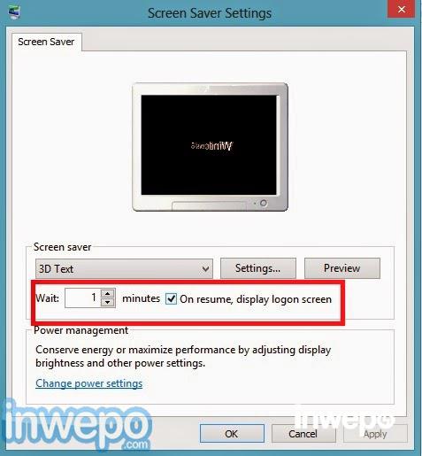 Cara mengunci Otomatis di Windows 8 Dalam Keadaan Hidup 3 wm