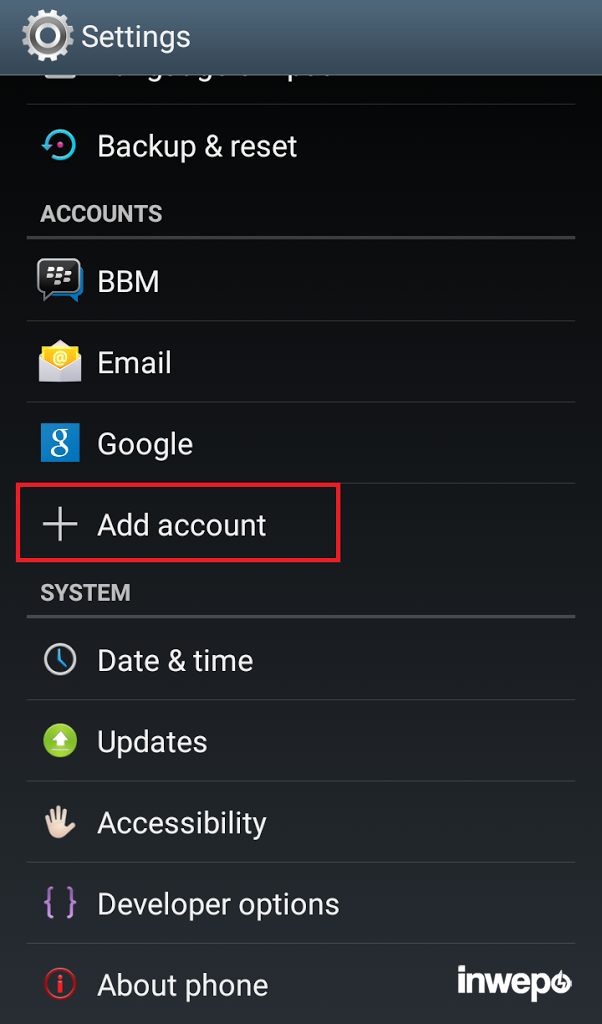 CM Akun Gmail Google di Android 1