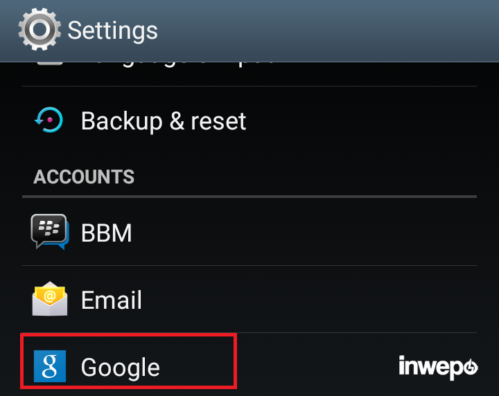CM Akun Gmail di Android 1
