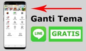 cara ganti tema line gratis