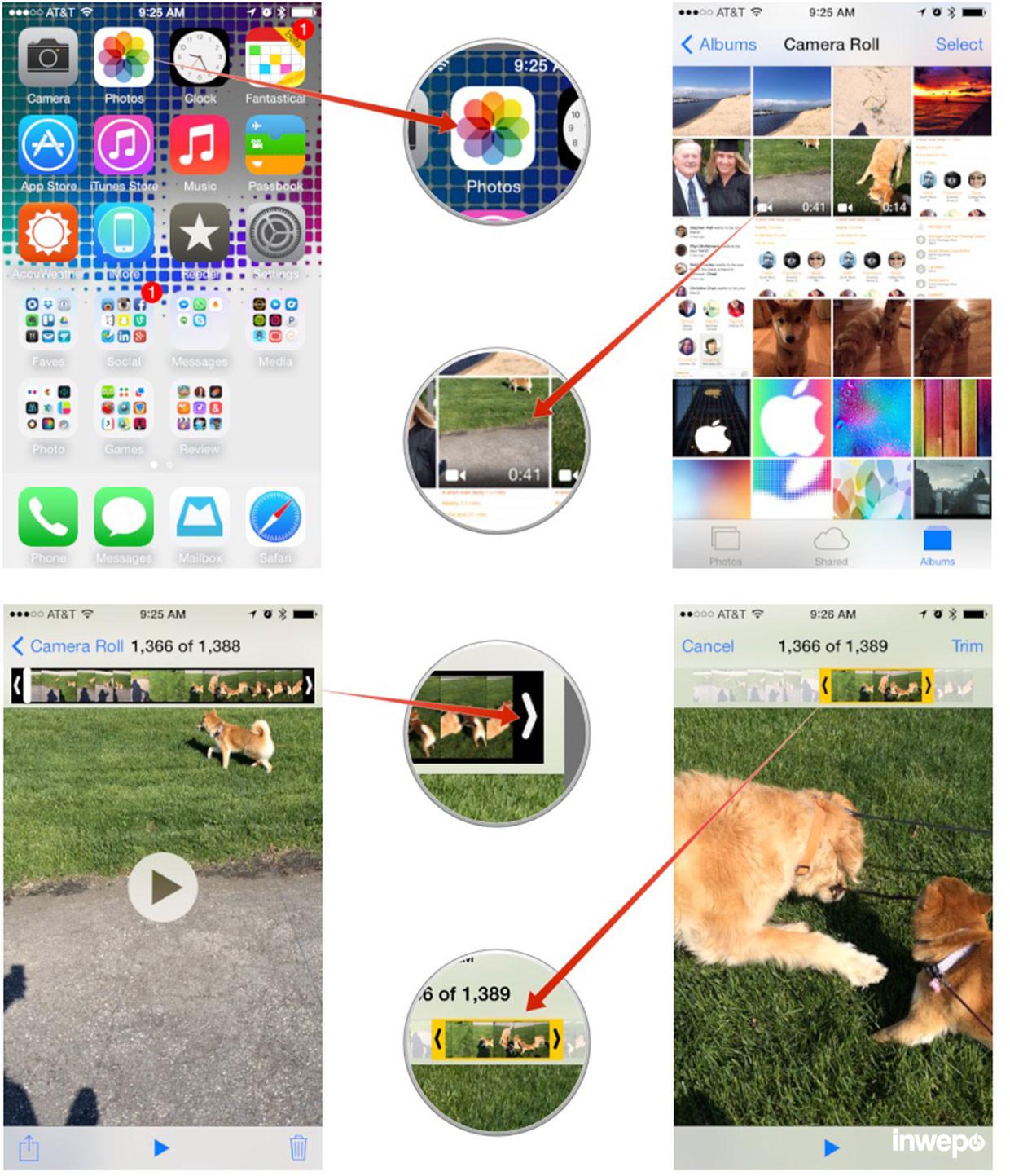 Cara Memotong Video di iPhone iPad 2