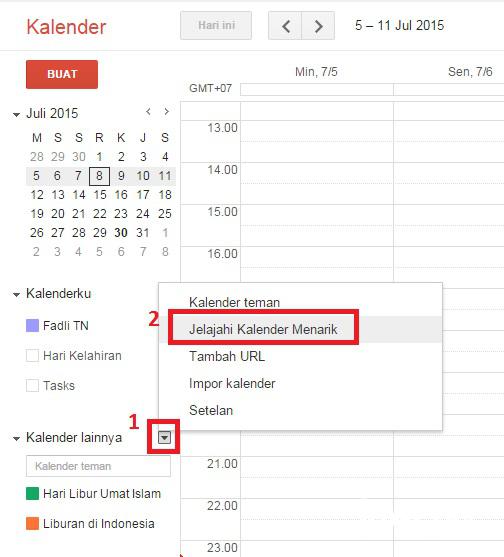 Cara Menampilkan Hari Libur di Google Kalender Android 3