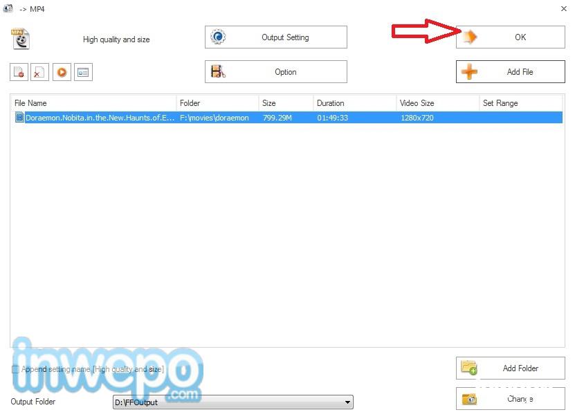 cara convert video 8 wm