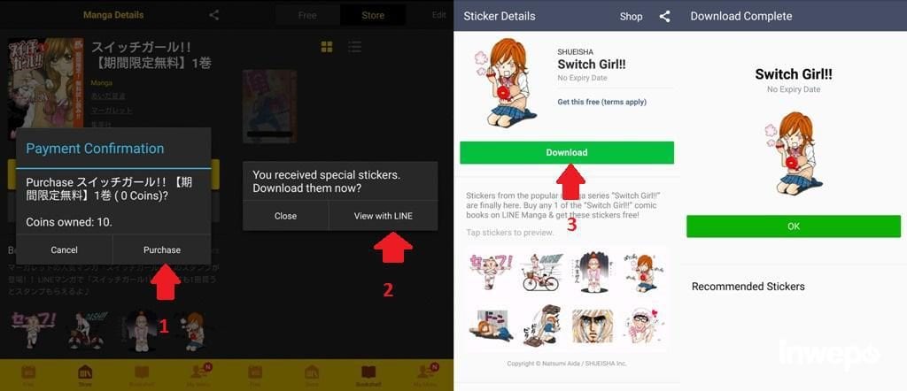 Cara Download Stiker LINE Manga Gratis di Android Update 3