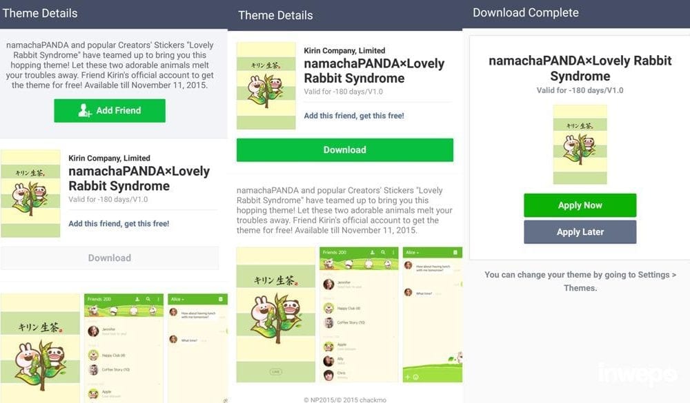 Cara Download Tema Line Namachapanda Gratis Inwepo