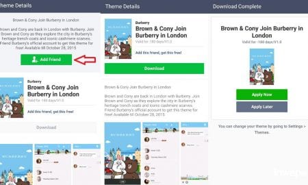 tema line Brown Cony Join Burberry in London gratis