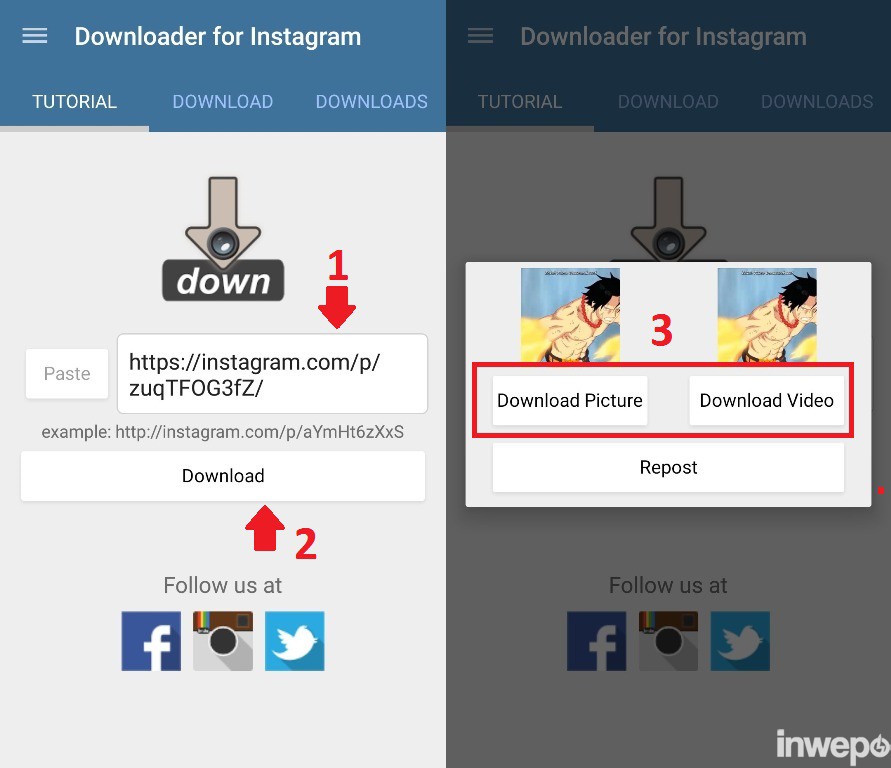 Cara Download Video dan Foto Instagram di Android 1