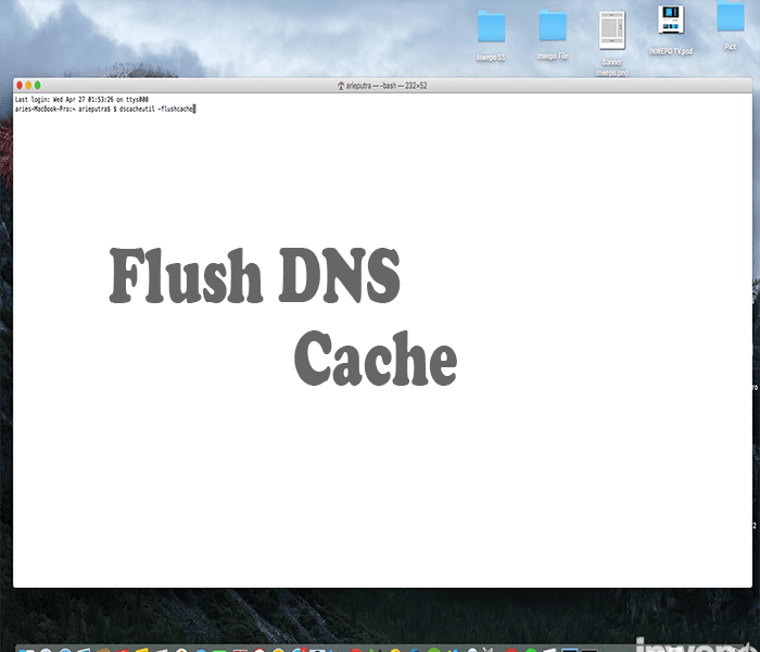 Cara Flush DNS Pada Linux, Windows, Mac OS Inwepo