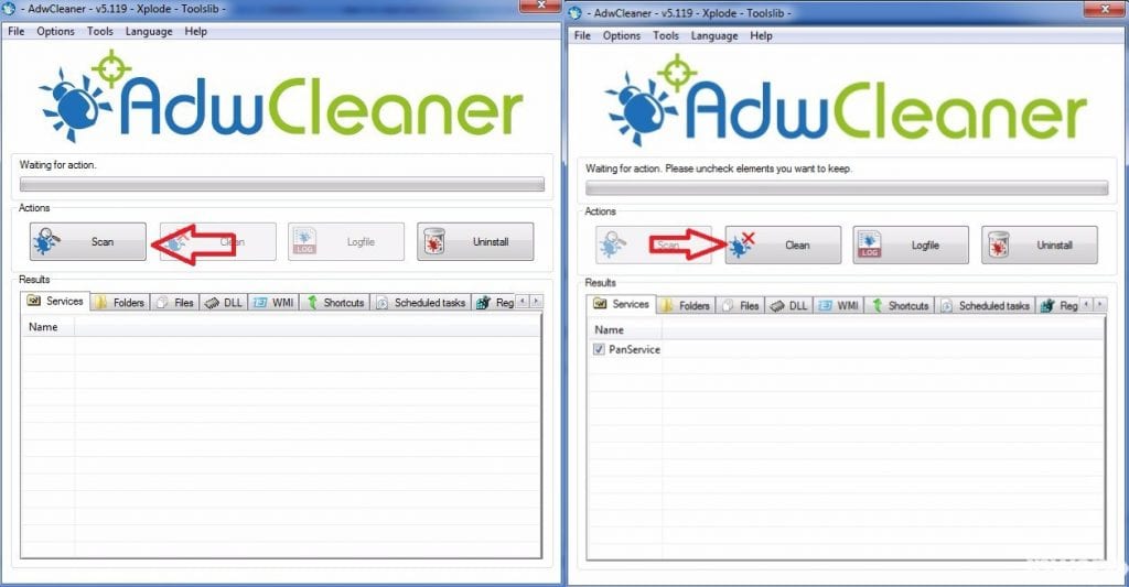 Cara Memperbaiki Browser Your Connection is Not Secure dengan adw cleaner