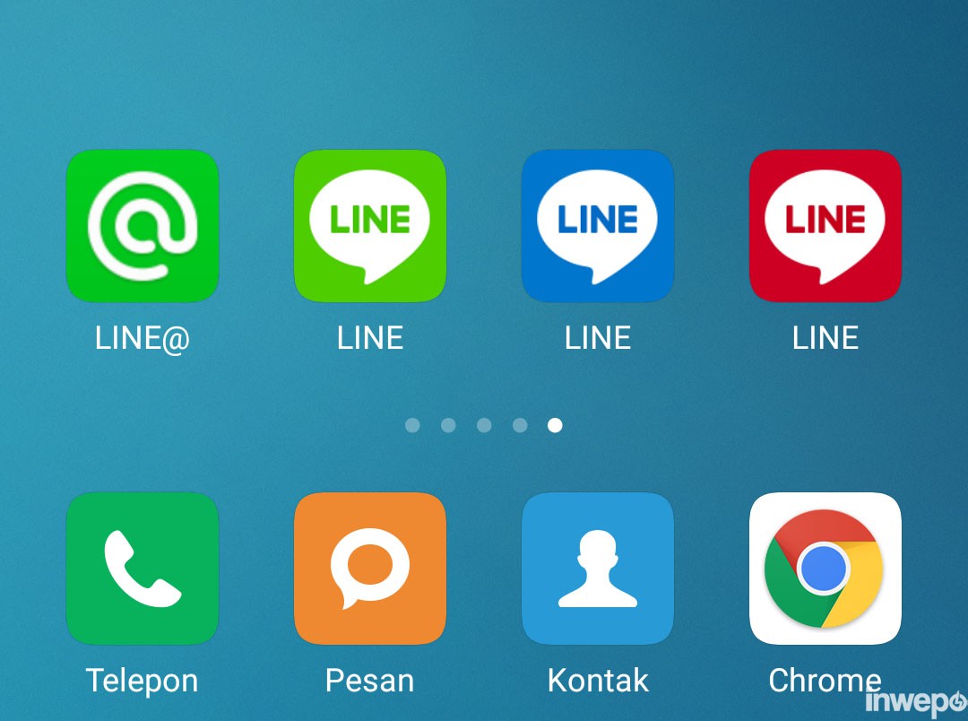 Cara Install 3 LINE Messenger di 1 Perangkat Android