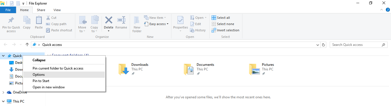 Cara Menghilangkan Recent Files di Windows 10 -1