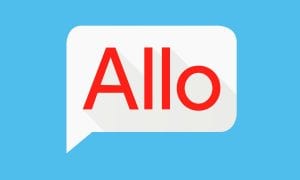 Google allo logo blue