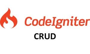 codeigniter crud