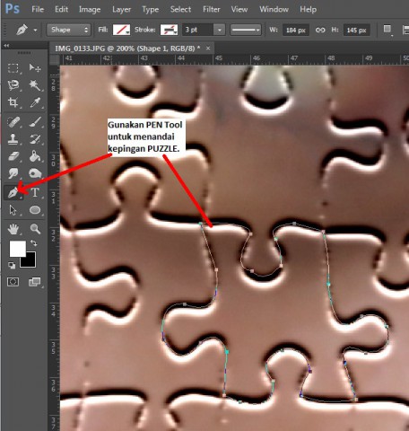 Cara Membuat Efek Puzzle Pada Foto dengan Photoshop 9