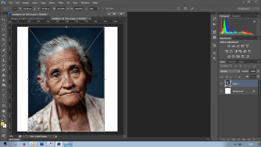 Cara Memperbesar Ukuran Foto Tanpa Pecah Dengan Photoshop 4