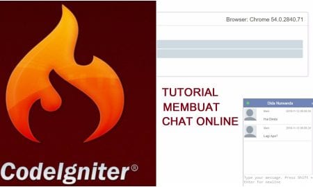 tutorial membuat chat online dengan codeigniter