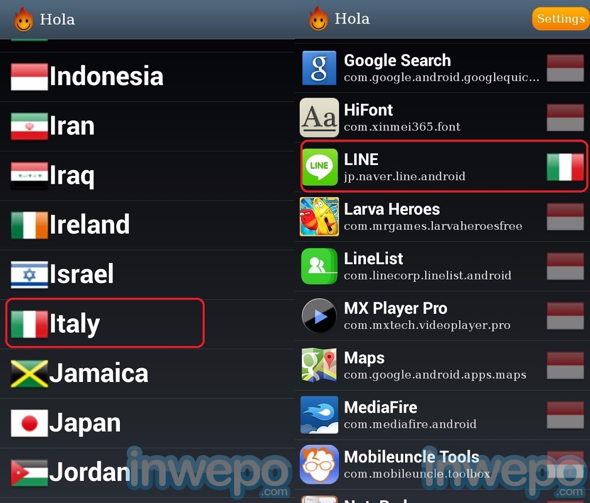 Cara Mudah Download Sticker LINE Menggunakan Hola Semua Negara