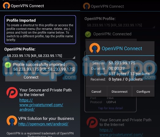 download stiker menggunakan openvpn