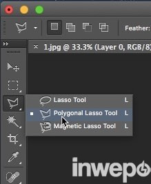polygonal lasso tool