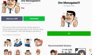 Cara Download 56 Stiker LINE Manga Gratis