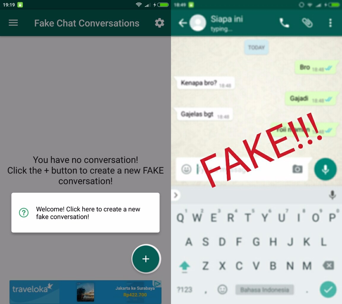 Cara Membuat Chat Palsu di WhatsApp - Inwepo