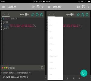 Cara Ngoding dan Belajar Bahasa Pemrograman dari Android
