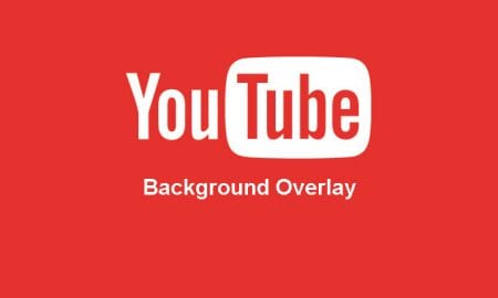 cara membuat Background Overlay untuk video youtube