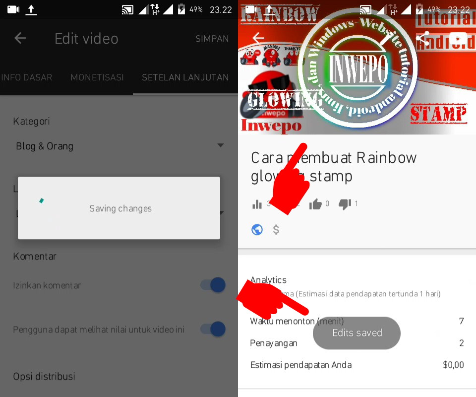 Cara Menambahkan Sampul Youtube - Kelompok Siswa