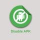 cara disable apk android