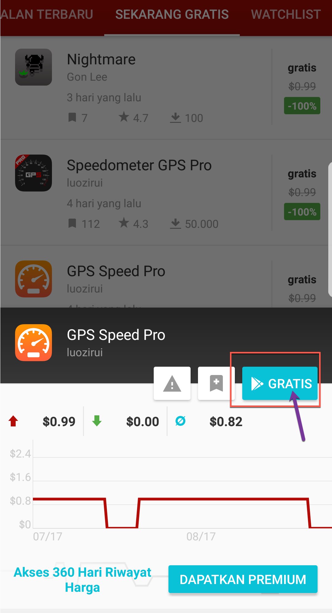 Cara Mengetahui Aplikasi Berbayar yang Lagi Diskon atau Gratis di Google Play 2