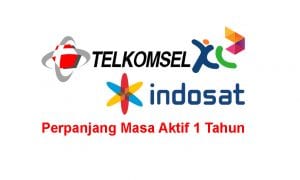 cara perpanjang masa aktif xl indosat telkomsel 1 tahun