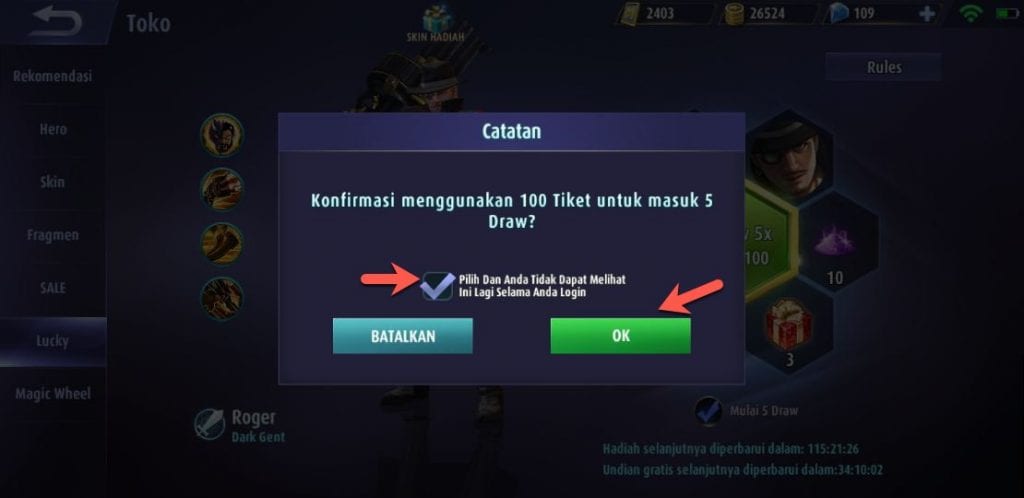 Cara Mudah Mendapatkan Skin Gratis Mobile Legends Inwepo