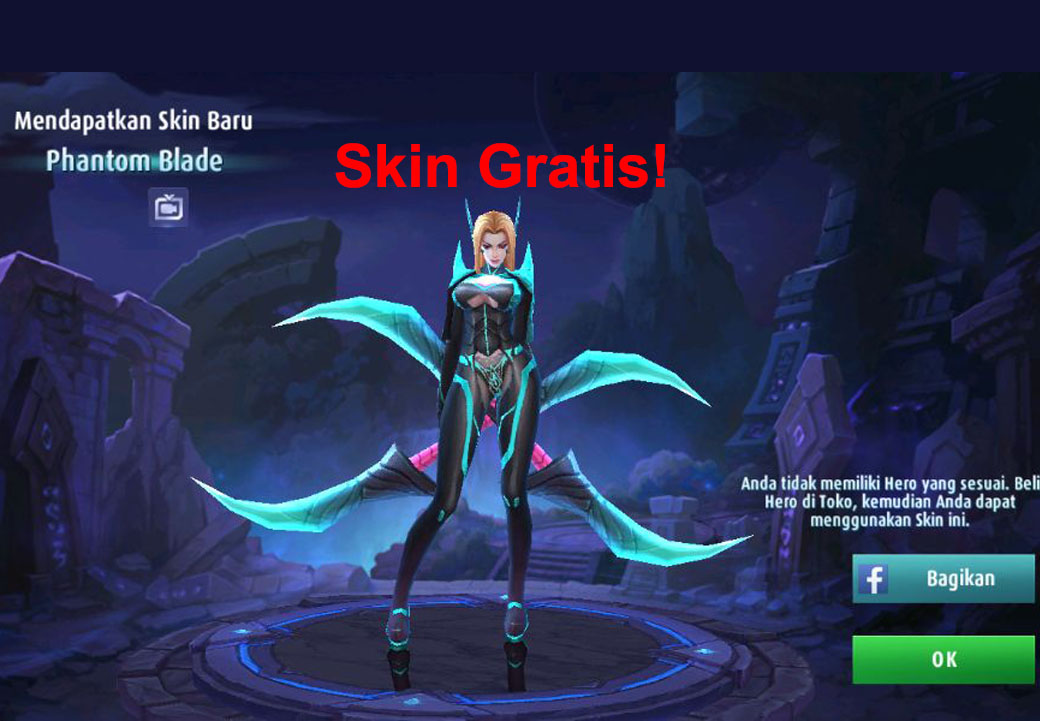 Cara Mudah Mendapatkan Skin Gratis Mobile Legends Inwepo