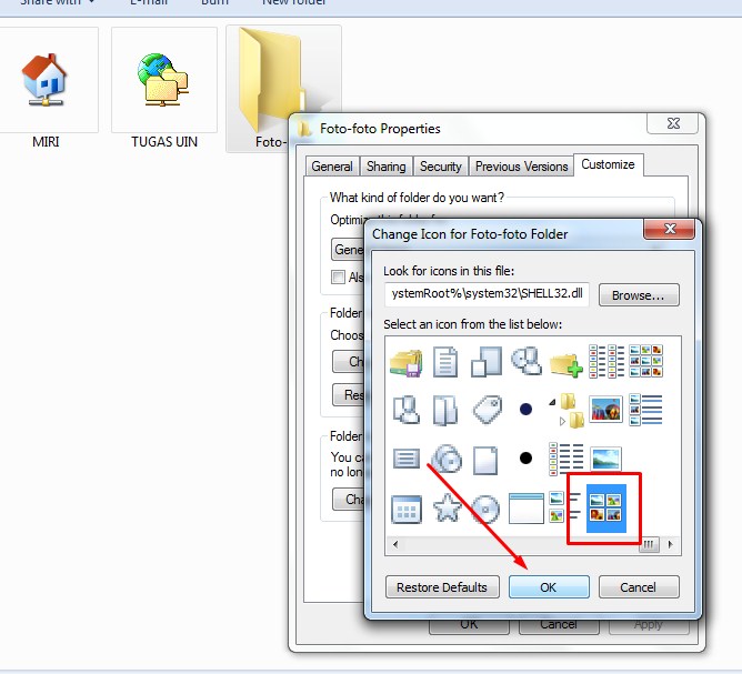 C Mengganti Icon Folder di PC Laptop 4