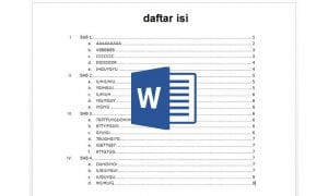 Cara Membuat Daftar Isi Dengan Mudah di Microsoft Word