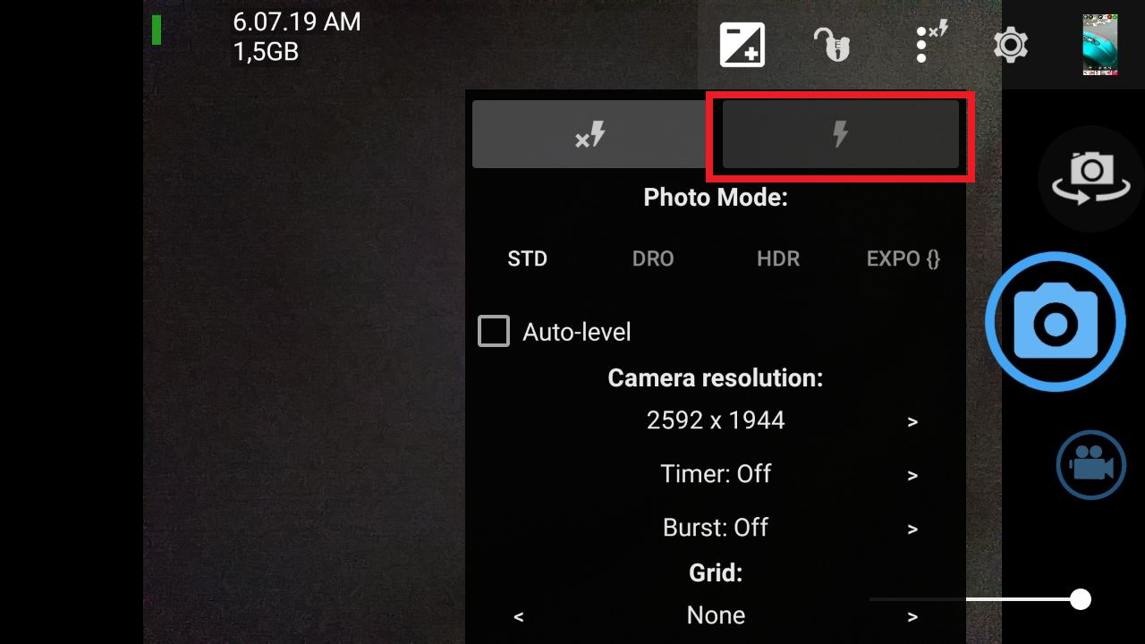 Cara Membuat Lampu Flash Kamera Depan di Android 3