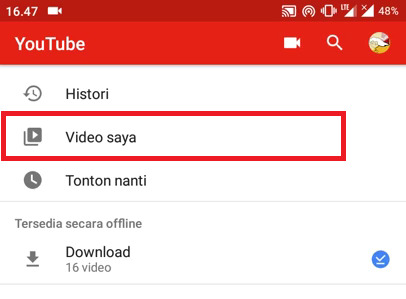 Cara Hapus History Pencarian Tontonan di Aplikasi YouTube 2