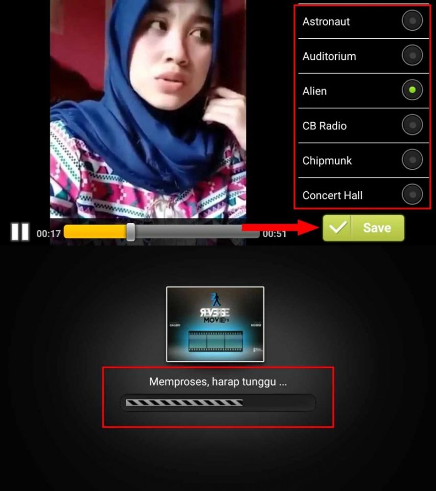 2 Cara Mengubah Suara Asli Video di Android 4
