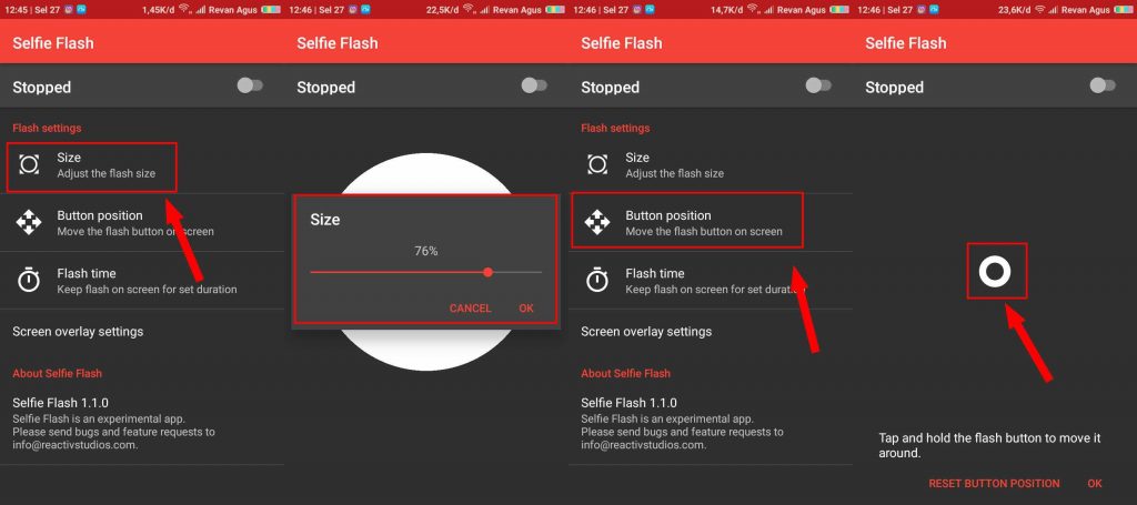 Cara Menambahkan Flash Pada Kamera Depan di Android 3