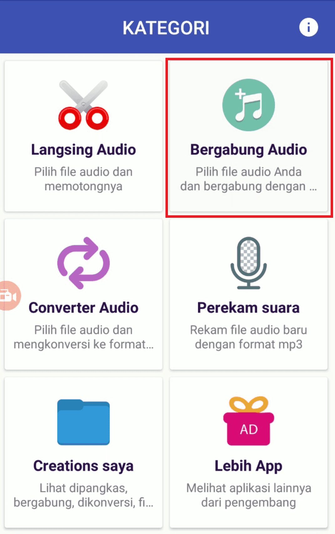 Cara Menggabungkan 2 Musik Lagu Menjadi 1 di Android 2