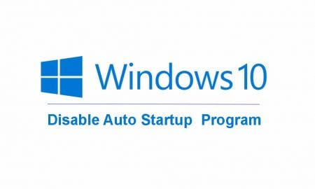 cara disable auto startup program di windows 10