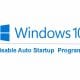 cara disable auto startup program di windows 10