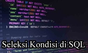 seleksi kondisi di sql inwepo s