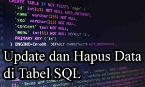 update dan hapus di tabel sql inwepo s