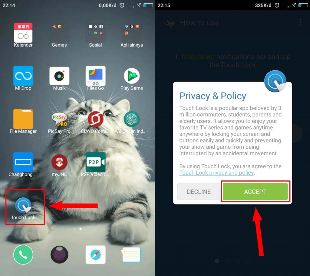 Cara Menonaktifkan Mengunci Fungsi Touchscreen di Android 2