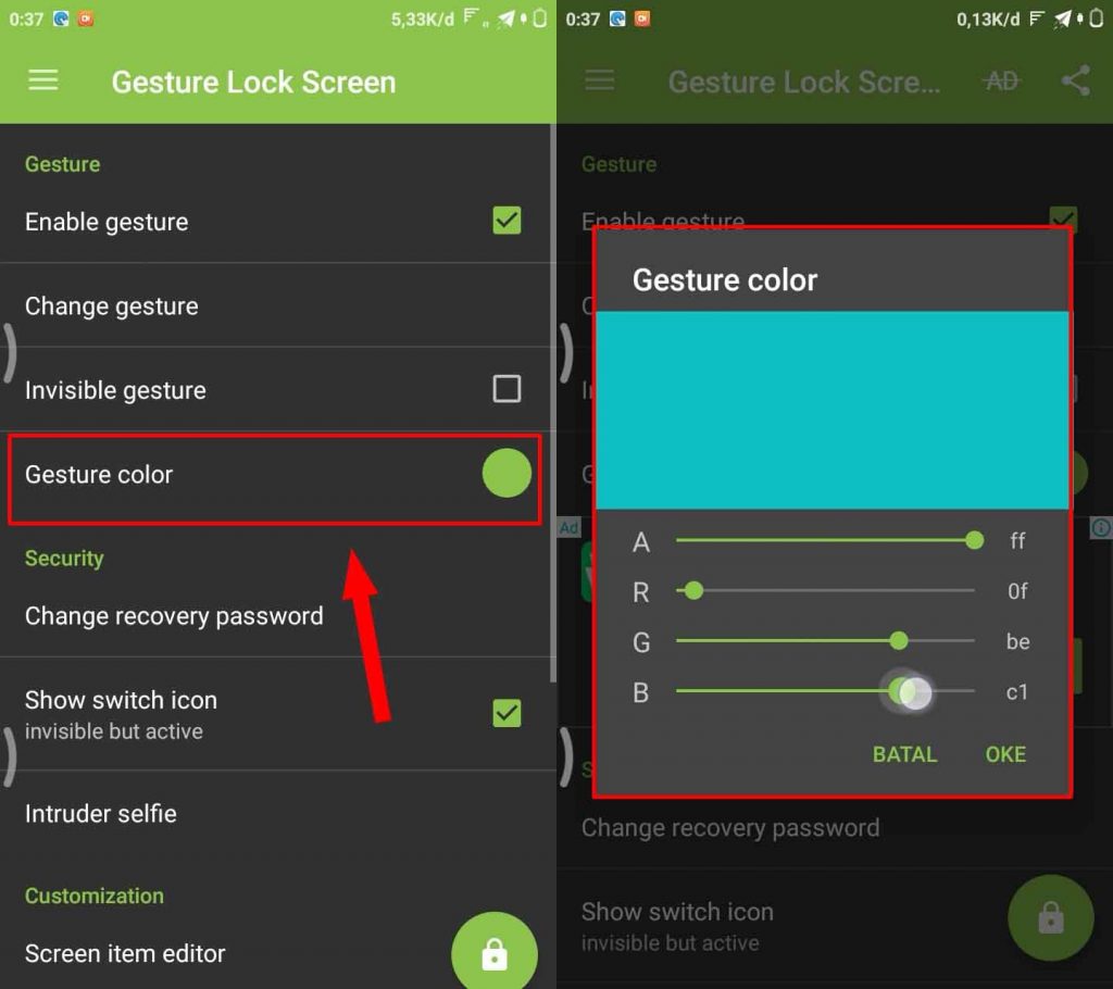 Cara Buka Kunci Layar Android Dengan Tanda Tangan 6